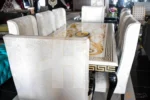 FH-5956 Dining Table With 8 Chairs - Image 2